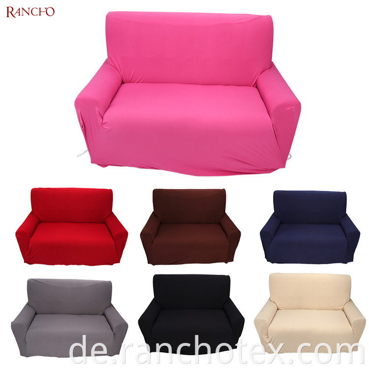 Benutzerdefinierte Größe Neues Design wasserdichtes Stretchstoff Polyester Spandex Sofa Abdeckung